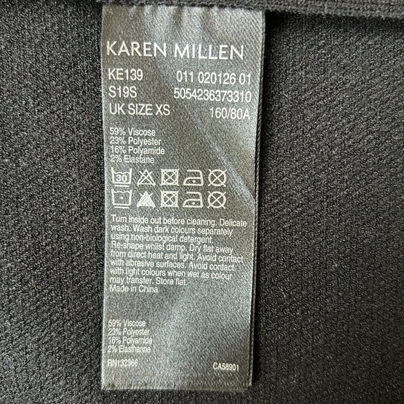 KAREN MILLEN Full zipper (back or front) skirt size XS - Picture 4 of 4